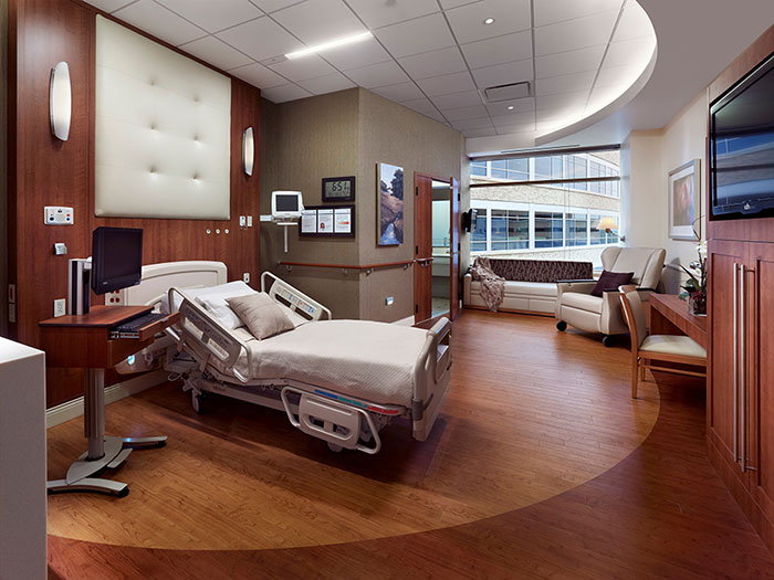 Cleveland Clinic's Holiday Inn room