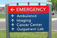 Hospital signage