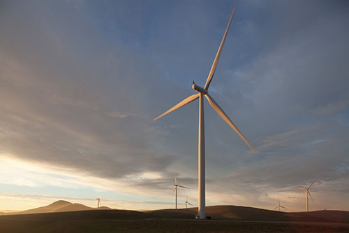 Kaiser Permanente Wind Energy Turbine farm