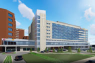 Rendering of Methodist University Hospital expansion