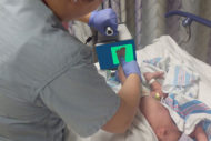 Certascan infant digital footprint scanner