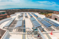 Dell Children's Hospital rooftop solar panel