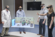 Designers use HoloLens to plan operating room