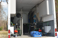 Duke Emergency Management Response water filtration truck