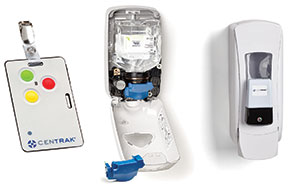 CenTrak hand-hygiene compliance monitoring system