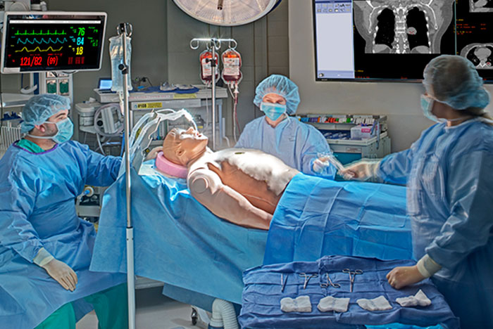 Johns Hopkins sim operating room