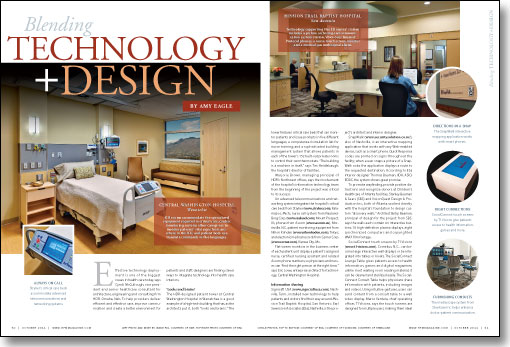 central washington hospital, HDR, Stryker, ICU rooms, Steelcase, Mission Trail Baptist Hospital, Rauland-Borg Corp., touch-screen monitor, voice over internet protocol phones, earl swensson associates, quick response codes, socialconnect, smart phones, humanscale