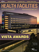 Health Facilities Management Front Cover - March April 2025