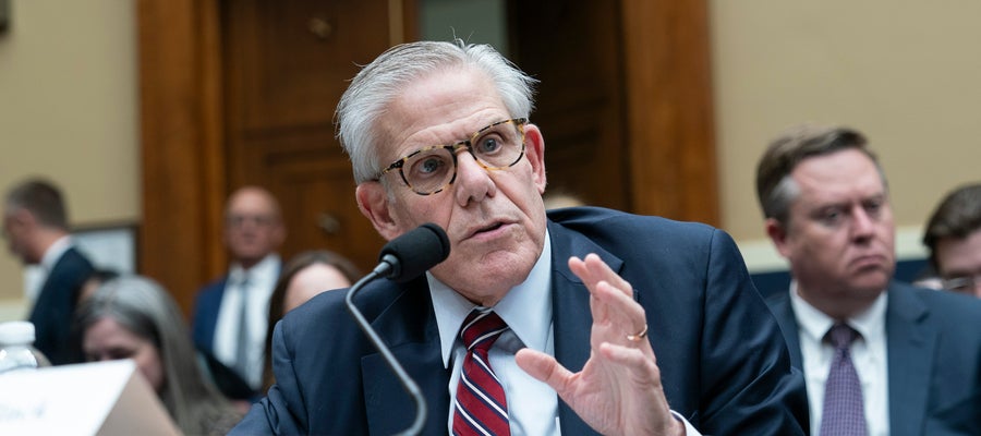 AHA's Rick Pollack testifies in a House meeting on affordability. 