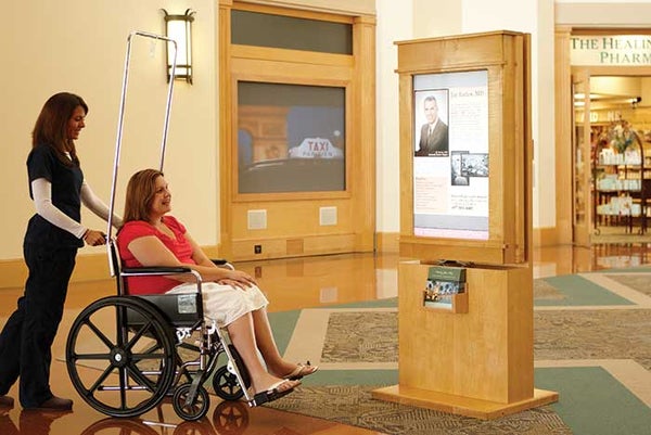 Hospital wayfinding bridges digital divide