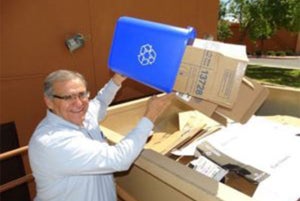 Hospital triples recycling efforts in just one month