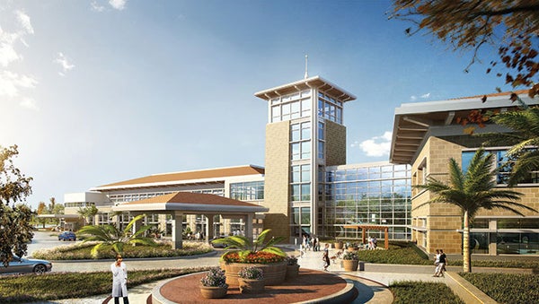 Phased construction keeps health village on track