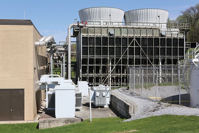 Hershey central plant cooling towers
