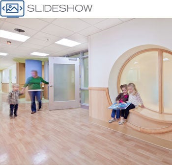 University of Minnesota Masonic Children's Hospital behavioral health department activity room