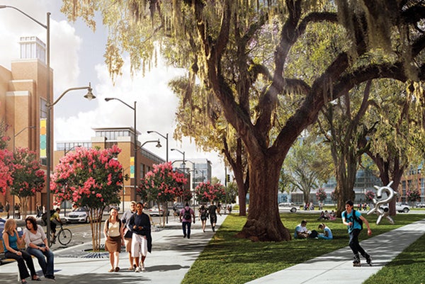 Health care villages and districts create caring communities