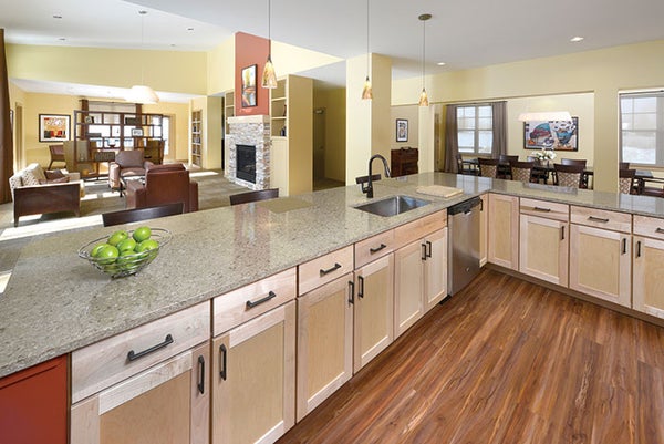 Short-stay senior care facility encourages social activities