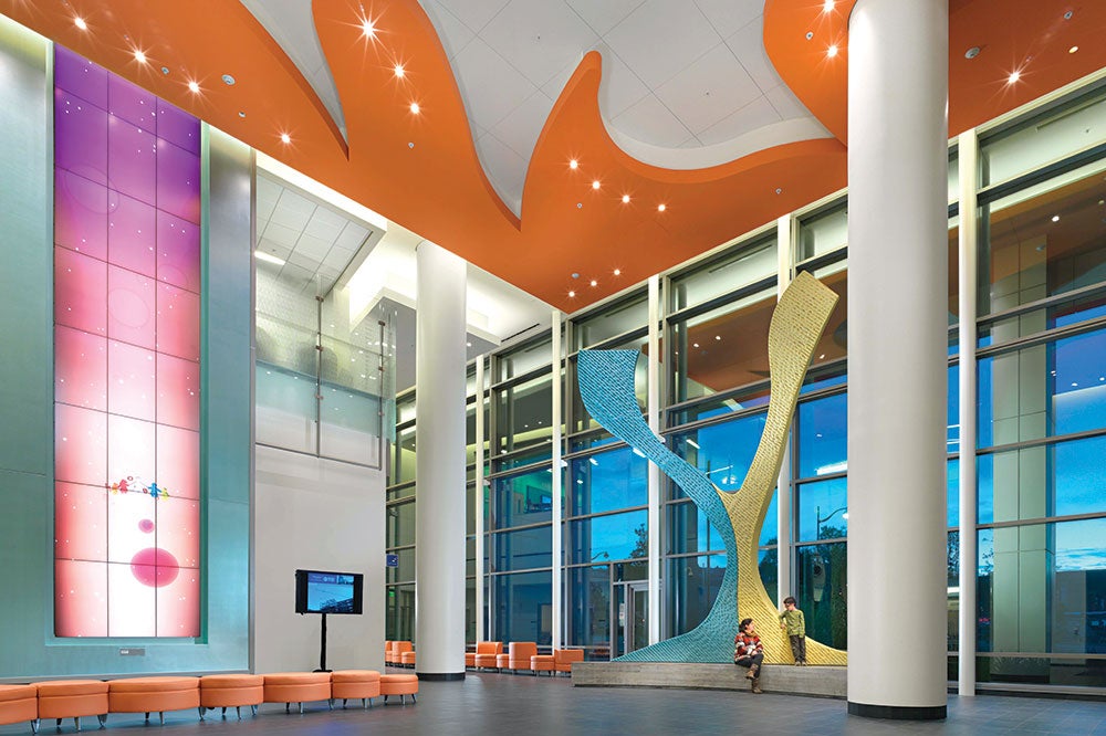 UCSF Benioff hospital lobby