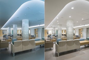 Circadian lighting creates calm in behavioral unit