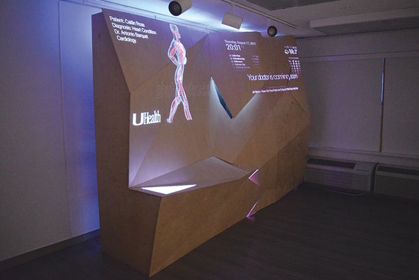 Students design high-tech, talking examination room