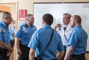 Managing security outside of the emergency department