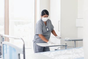 EVS considerations in hospital design