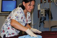 Hospital employee gets award for exceptional work
