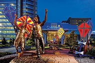 Sculpture sends patients&#039; spirits soaring