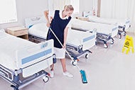 Optimizing environmental services staff