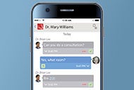 Mobile device app helps hospital meet HIPAA compliance