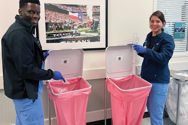 Houston Methodist employees showcase "Choose Pink" program