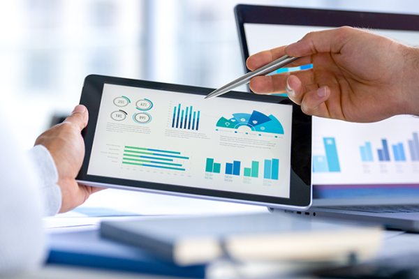 Analyzing data dashboard