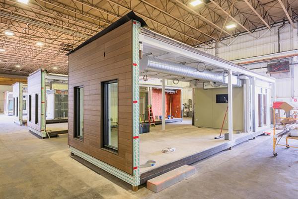 Boldt Construction pre-fabricated exam room solution