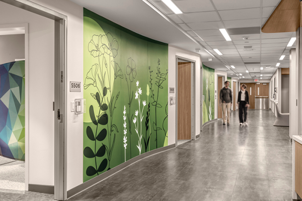 SSM Health Bordley Tower patient corridor