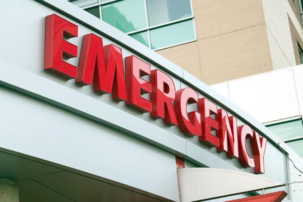 emergency department sign