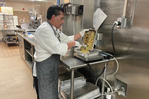 Food worker at UC San Diego Health