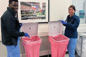 Houston Methodist employees showcase "Choose Pink" program