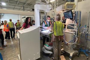 Mock-up designs of Arthur M. Blank Hospital