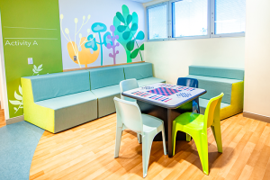 Mental health unit community room