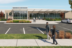 Exterior rendering of Kirksville Cancer Center