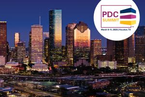 Houston skyline at night