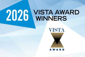 2026 Vista Award Winners graphic