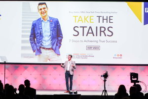 Author Rory Vaden delivering keynote address at the 2026 PDC Summit
